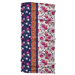 Karma Navy Plum Split Floral Headband Multicolored One Size Fits Most