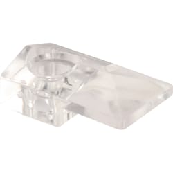 Prime-Line Plastic Coated Clear Small Mirror Holder Clip 20 lb 6 pk