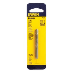 Irwin Hanson High Carbon Steel SAE Fraction Tap 1/4 in. 1 pc