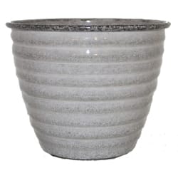 Robert Allen Metal Planter Pearl