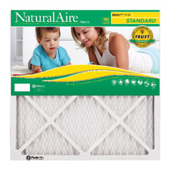 NaturalAire 12 in. W X 18 in. H X 1 in. D Synthetic 8 MERV Pleated Air Filter 1 pk