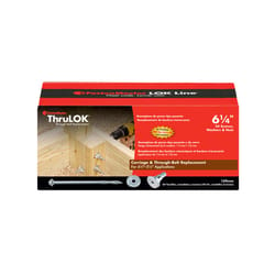 FastenMaster ThruLok No. 14 X 6.25 in. L Hex Galvanized Wood Screws 24 pk