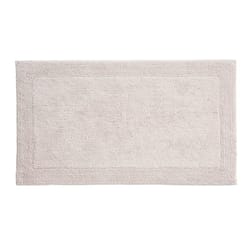 Grund America Puro 24 in. L X 17 in. W Panna Cotta Cotton Bath Rug Latex Free