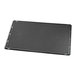 WeatherTech Outdoor Mats 30 in to W X 48 in to L Black Thermoplastic Door Mat