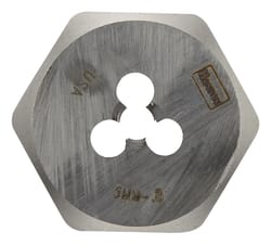 Irwin Hanson High Carbon Steel Metric Hexagon Die 5 - 0.80 mm 1 pc