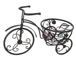CTM Gifts Bike Planter 15 L x 7 W x 9.8 H Ceramic Accents, Metal