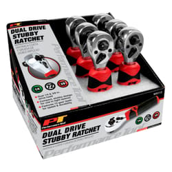 Performance Tool 1/4 and 3/8 in. drive Stubby Ratchet 72 teeth