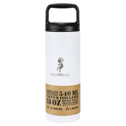 Aquapelli 18 oz Arctic White BPA Free Vacuum Insulated Bottle