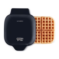 Rise by Dash 1 waffle Black Plastic Waffle Maker