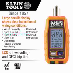 Klein Tools Dual-range LCD Electrical Tester Kit 1 pk