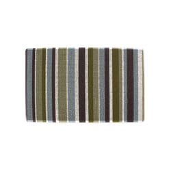 Ritz 29 in. W X 18 in. L Green Tufted Door Mat