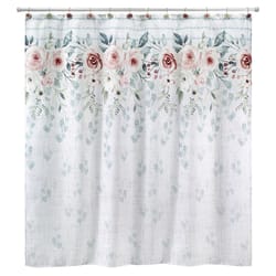 Avanti Linens Spring Garden 72 in. H X 72 in. W Multicolored Floral Shower Curtain Polyester