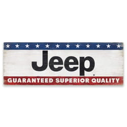 Open Road Brands Jeep Guaranteed Superior Wall Decor Textured MDF 1 pk