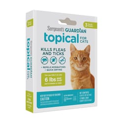 Sergeants Guardian Liquid Cat Flea and Tick Killer 0.14 oz