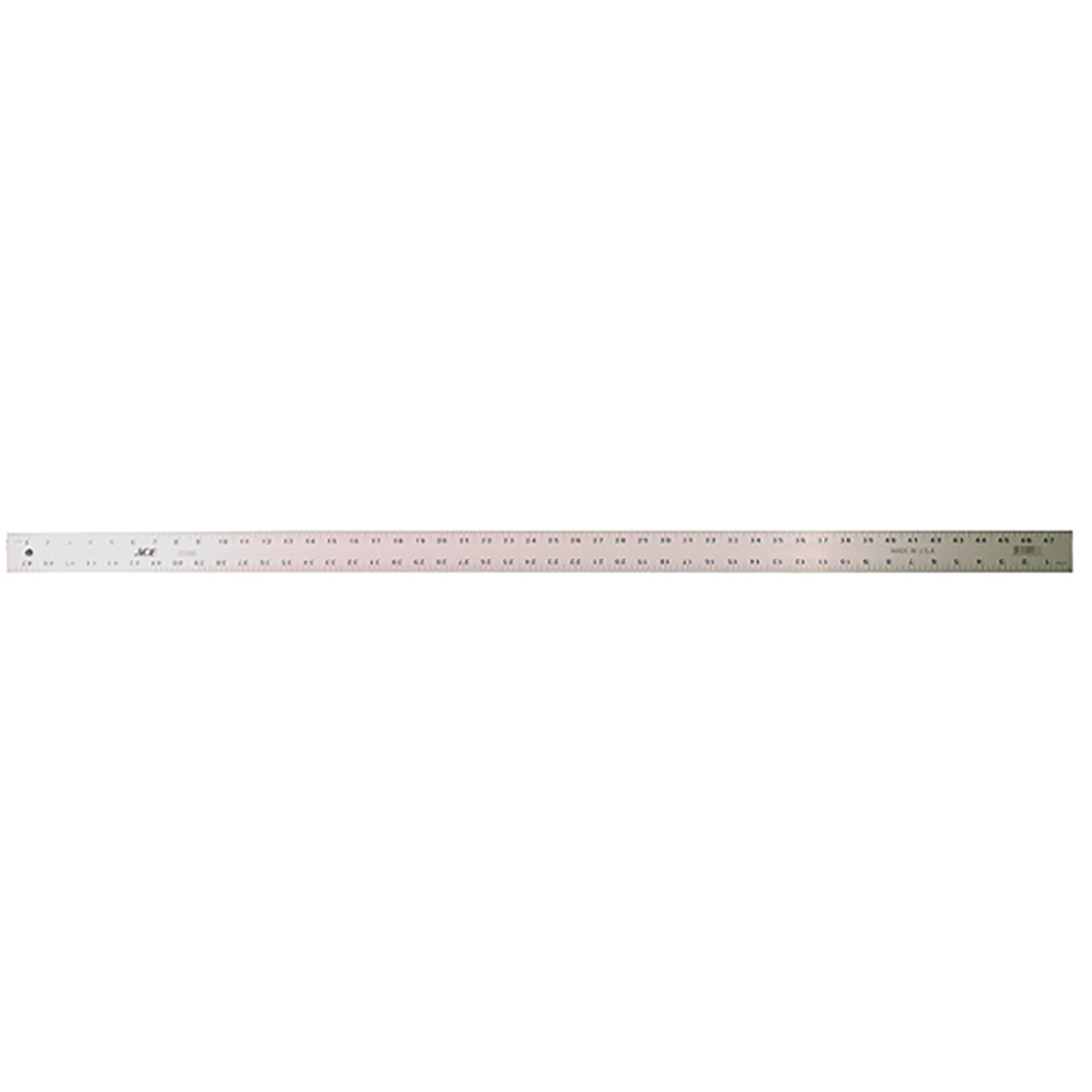 Ace 48 in. L X 2 in. W Aluminum Straight Edge Rule SAE - Ace Hardware