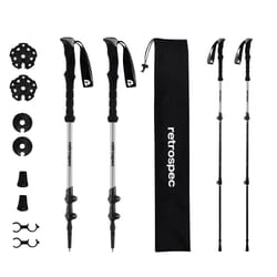 Retrospec 54 in. Slate 6061 Aluminum Adjustable Trekking Pole