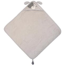 Stephen Joseph Gray Cotton Hooded Bath Towel 1 pc