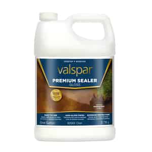 Valspar  Premium Sealer  High-Gloss  Clear  Stained Concrete Sealer  1 gal. 
