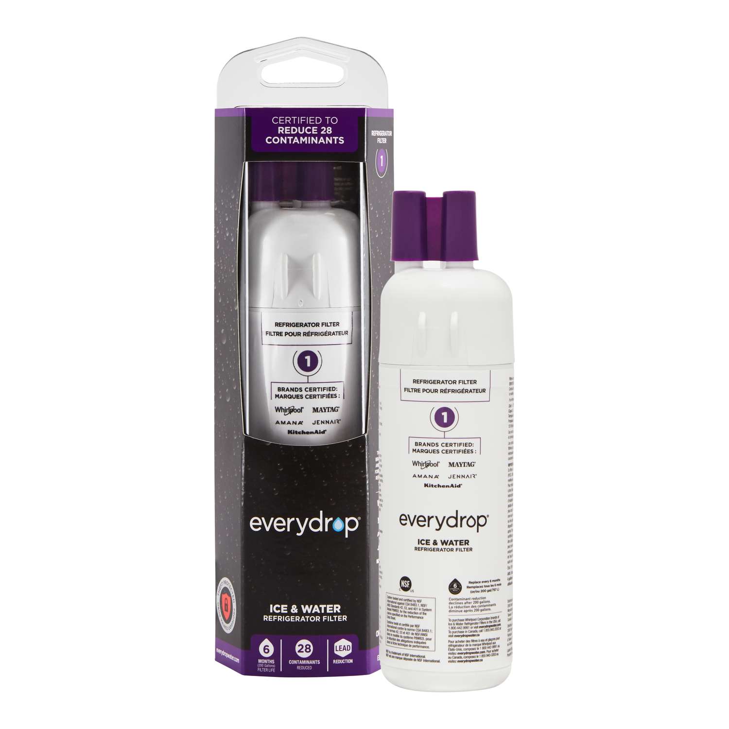 whirlpool everydrop refrigerator replacement filter for whirlpool filter 1