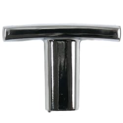 Laurey Contempo Traditional T-Shape Cabinet Knob 1-1/2 in. D 1 in. Polished Chrome 10 pk