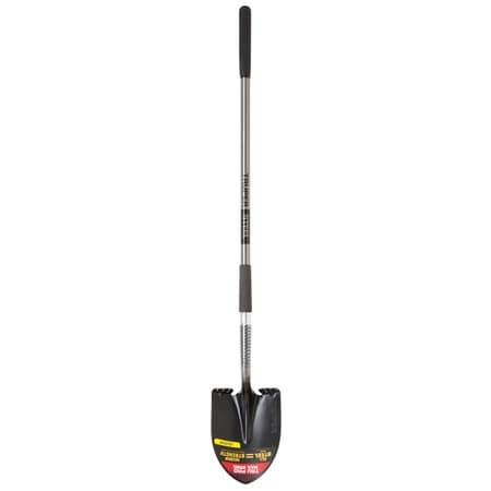 Truper 31205 Tru Pro Short D-Handle Round Point Shovel 19-inch Fiberglass 20-inch