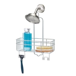 iDesign Weston 14.86 in. H X 4.5 in. W X 11 in. L Silver Shower Caddy