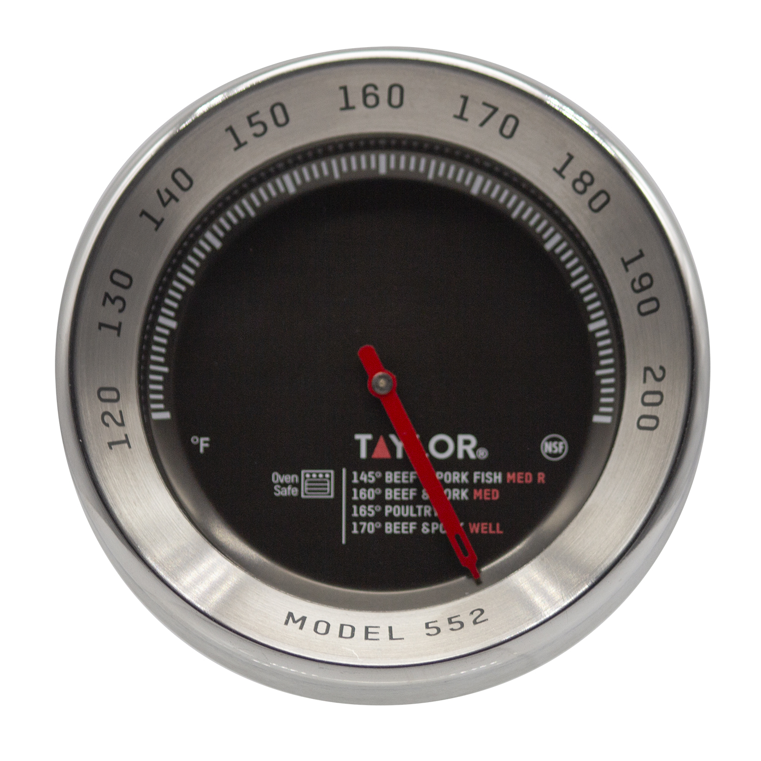 Taylor Thermometer 3Pc Set Includes 1 Super Fast Digital Thermometer and 2  Leave-in Oven-Safe Analog Meat Thermometers 