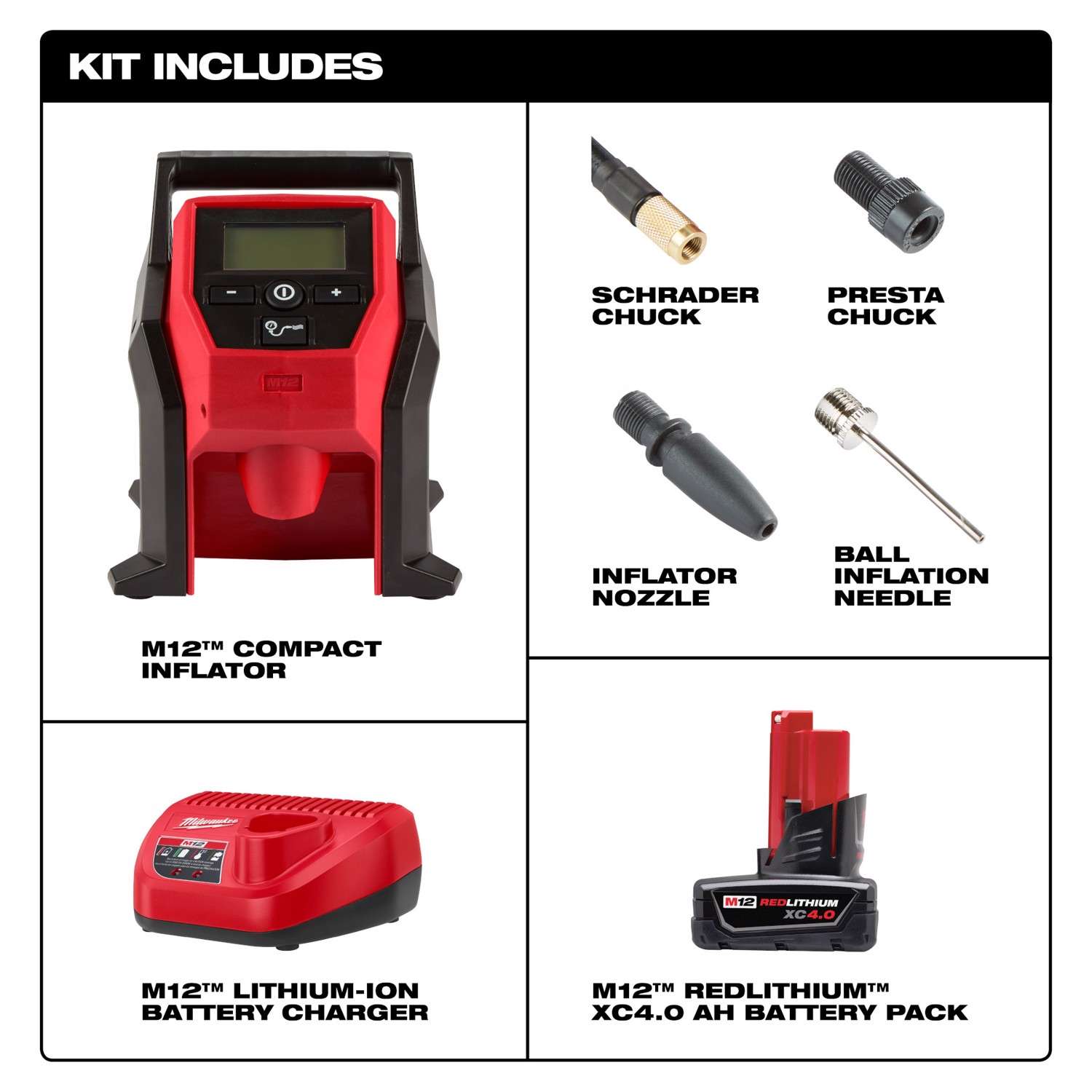 M12 2025 compact inflator