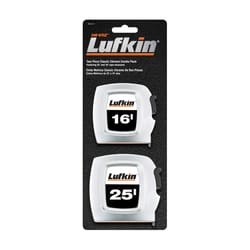 Lufkin 25 ft. L X 1 in. W Tape Measure Set 1 pk
