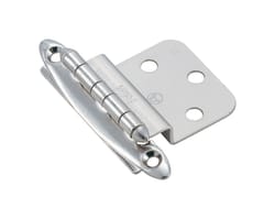 Amerock 2 in. W X 2-3/4 in. L Polished Chrome Steel Decorative Hinge 2 pk