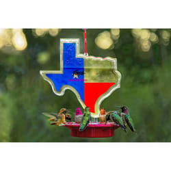 Humdinger Texas Hummingbird 22 oz Plastic Bottle Nectar Feeder 8 ports