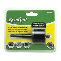 Disston 1-1/4 in. Carbide Grit 1/4 in. D Hole Saw Arbor