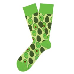 Two Left Feet Unisex Holy Guacamole Novelty Socks Multicolored