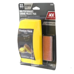 Ace 5.5 in. L X 4.5 in. W X .25 in. 80 Grit Coarse Contour Hand Sanding Pad  - Ace Hardware