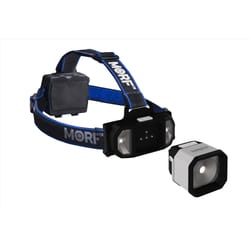 Police Security MORF 650 lm Black LED Head Lamp AA Battery