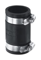 Fernco Schedule 40 2 in. Hub each X 2 in. D Hub PVC Flexible Coupling