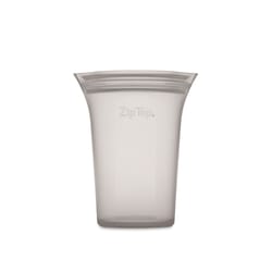 Zip Top 16 oz Gray Storage Cup 1 pk