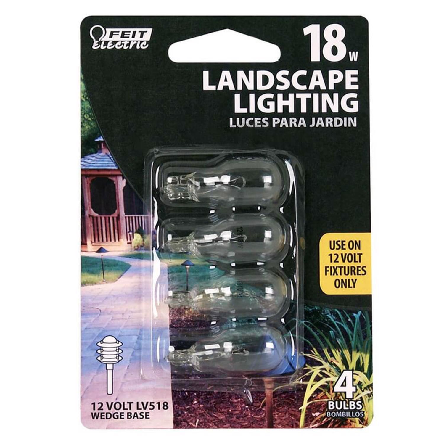 Feit Electric 18 Watt T5 Landscape and Low Voltage Incandescent Bulb Wedge Soft White 4