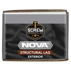 Screw Products NOVA #18 in. X 4 in. L Star Black Steel Lag Screw 50 pk