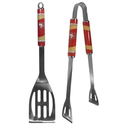 Siskiyou Sports NFL Stainless Steel Multicolored Grill Tool Set 2 pc