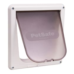 PetSafe 8 in. H X 7-1/2 in. W Plastic 4-Way Locking Pet Door