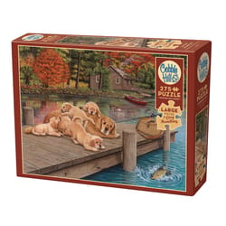Cobble Hill Lazy Day On The Dock Jigsaw Puzzle Cardboard 275 pc