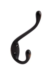 Amerock 4-7/16 in. L Bronze Zinc Large Coat and Hat Hook 1 pk