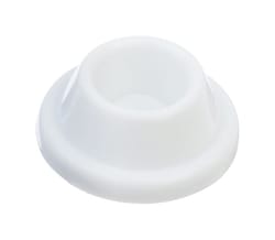 Ace 1-7/8 in. W Plastic White Wall Door Stop Mounts to door and wall 0 in.