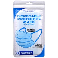 Dr. Family Disposable Face Mask 3 pk