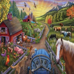 Ravensburger My First Farm Floor Puzzle Multicolored 24 pc