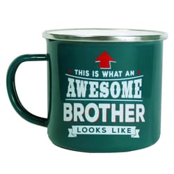 Top Guy Brother 14 oz Multicolored Steel Enamel Coated Mug 1 pk