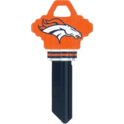 Hillman Denver Broncos Schlage/SC1 68 House/Office Key Blank Single