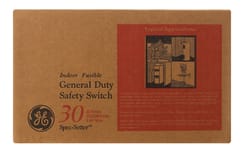 GE 30 amps Fusible 2-Pole Fuse Safety Switch