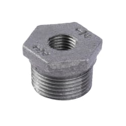 STZ Industries 3/4 in. MIP each X 1/4 in. D FIP Black Malleable Iron Hex Bushing